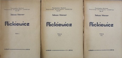 Mickiewicz Tom I i II 1948 r.