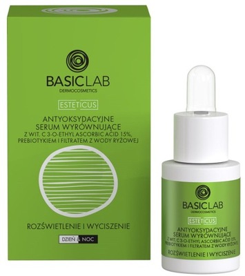 BASICLAB SERUM WITAMINA C 15% ROZŚWIETLENIE 15 ML