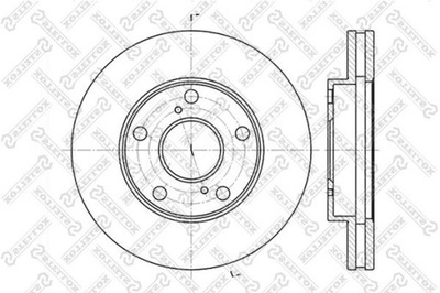 DISCO DE FRENADO TOYOTA CAMRY 2.2 91-96  