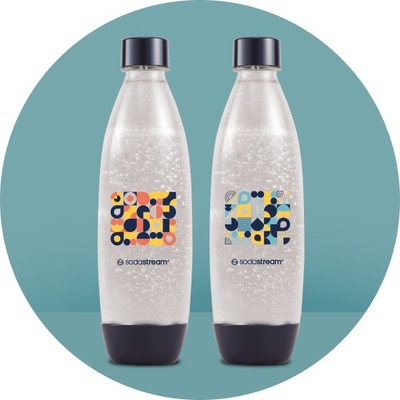 Butelki na wodę SodaStream Fuse Bubble Mosaic 2x1L