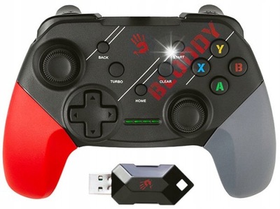 Gamepad A4TECH BLOODY GPW50 Sports Red RFUSB PS3 SWITCH PC ANDROID