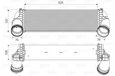 VALEO 818562 RADIATOR AIR CHARGER  