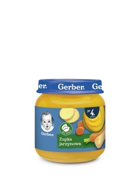 GERBER Obiadek Zupka Jarzynowa po 4. miesiącu 125g