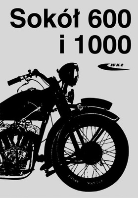 SOKOL 1000 MOTOCICLETA PRODUKOWANY EN LATACH 30-STYCH  