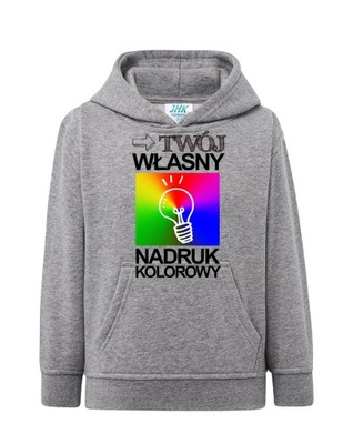 Bluza DZIECIĘCA KANGURKA z własnym nadrukiem 128