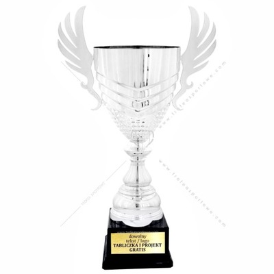 srebrny skrzydlaty Puchar 30 cm + GRAWER GRATIS