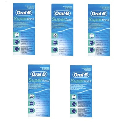 5 x NIĆ DENTYSTYCZNA ORAL-B SUPER FLOSS