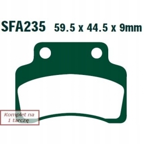 КОЛОДКИ ГАЛЬМІВНІ EBC SFA235