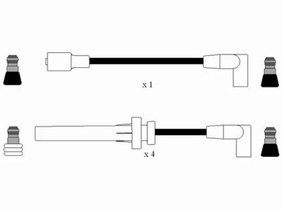 NGK 7248 ПРОВОДИ ZAPLONOWE NGK 7248