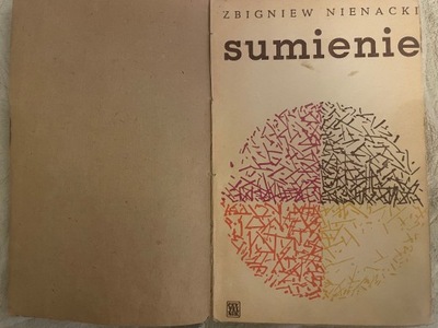 SUMIENIE ZBIGNIEW NIENACKI wyd 1, 1965