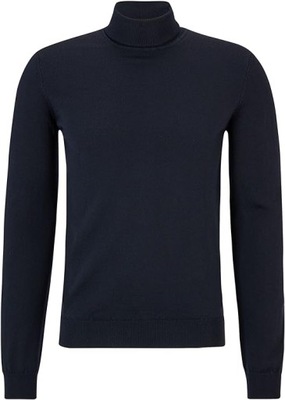 Hugo Boss sweter granatowy golf L 19E342