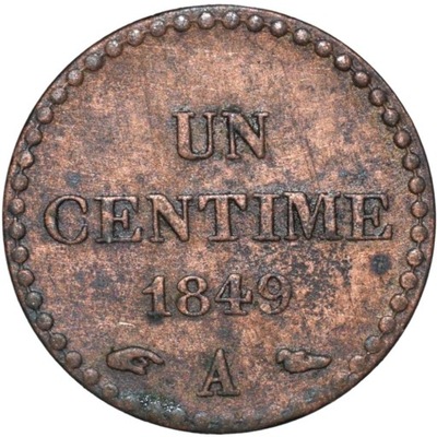 Francja 1 centym 1849