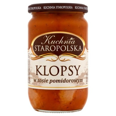 Klopsy sos pomidorowy 700g Kuchnia Staropolska