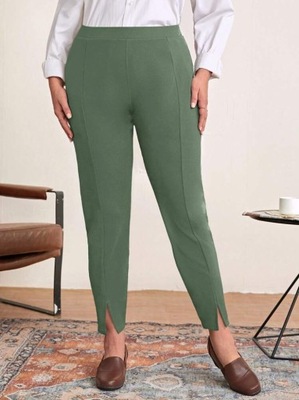 SHEIN ZIELONE LEGGINSY ROZCIĘCIA (4XL)