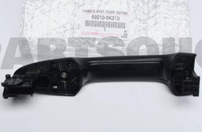 Кронштейн дверь наружный toyota hilux mk8 новый оригинальный фото №1