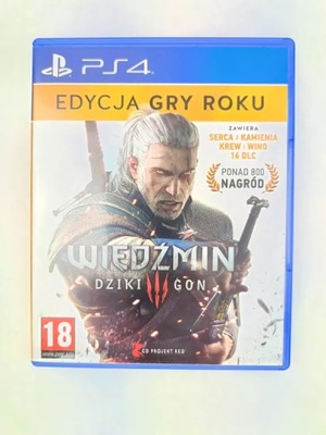 GRA NA PS4 WIEDŹMIN 3 DZIKI GON EDYCJA GRY ROKU