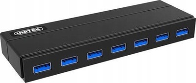 Hub USB Unitek Y-3184 7x USB 3.0 z zasilaczem i BC