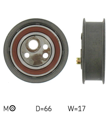 SKF РОЛИК РЕМЕНЯ ГРМ VW 1,6/2,0 95- НАТЯГУВАЧА