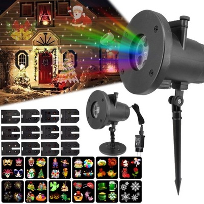 PROJEKTOR RZUTNIK LED ŚWIĄTECZNY ZEWNĘTRZNY I WEWNĘTRZNY LED ŚWIĄTECZNY