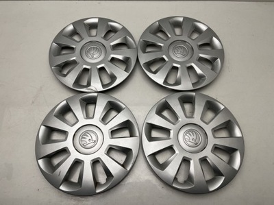 Колпаки оригинальные skoda fabia rapid 15 1st601147b фото №1