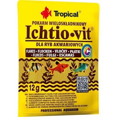 Pokarm dla ryb Tropical płatki Ichtio-vit