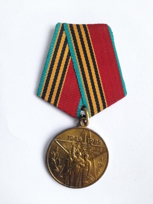Medal 40-lecie zwycięstwa Wielka Wojna Ojczyźniana