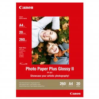 Canon Photo Paper Plus Glossy, PP-201 A4, foto papier, połysk, 2311B019, bi