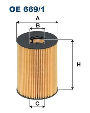 OE669/1 FILTRO ACEITES  