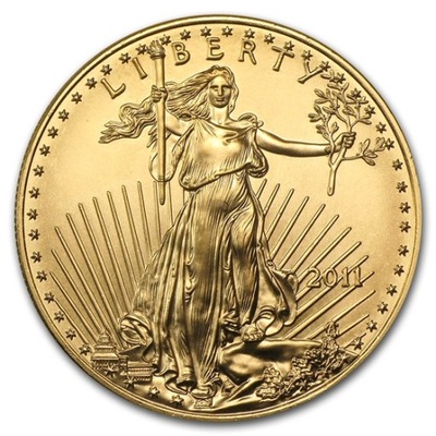Złota moneta Amerykański Orzeł, 1 oz, 2011