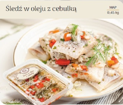 Śledź w oleju z cebulką Beczka Grotowska 450g