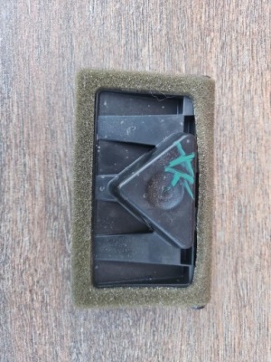 Jeep commander xk 05-10r крышка отопителя задний фото №1