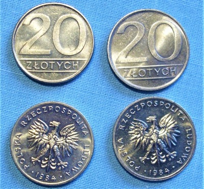 20 złotych 1984 stan menniczy, mennicza