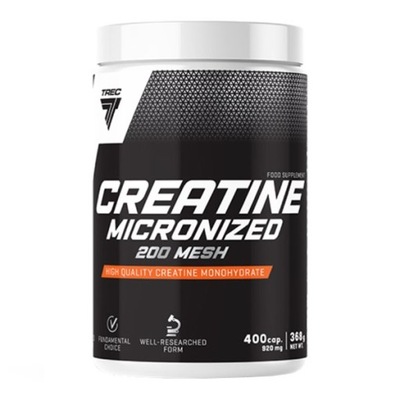 TREC CREATINE MICRONIZED 200 MESH 400 kaps