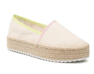 TOMMY JEANS ESPADRYLE DAMSKIE WSUWANE BEŻOWE 40 3P8G1*