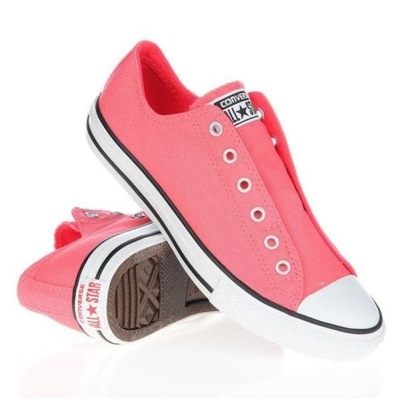 Różowe Tkanina Buty Trampki Converse r.33