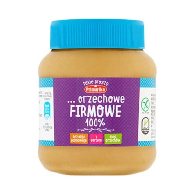 Masło firmowe orzechowe 100% 350g Primavika