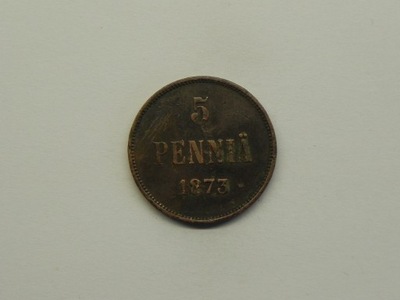 55722/ 5 PENNIA 1873 FINLANDIA