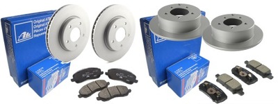 Тормозные диски тормозные колодки p+t ate mitsubishi lancer viii фото №1