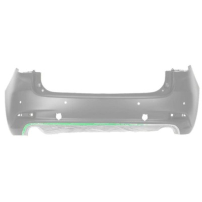 Бампер mazda 3 07.13-05.19 белый фото №1