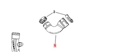 Труба охолодження jeep 68090694aa фото №1