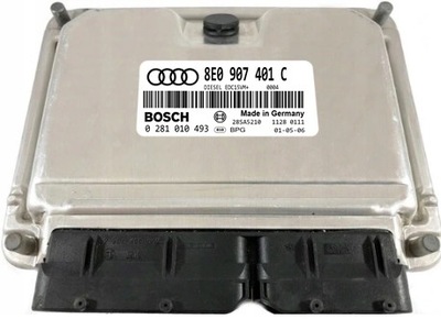 КОМПЬЮТЕР ECU AUDI A6 8E0907401C 0281010493