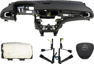 Панель приладів консоль подушка безпеки ремені opel corsa e фото №1