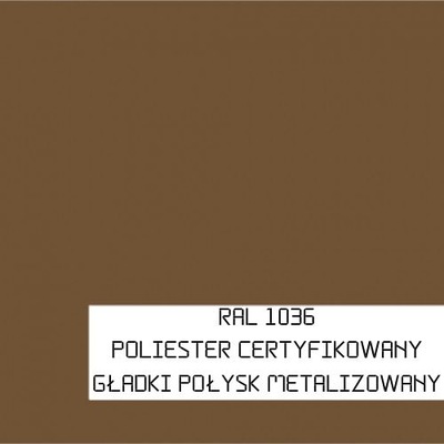 Farba proszkowa RAL 1036 Poliester Gładki Połysk