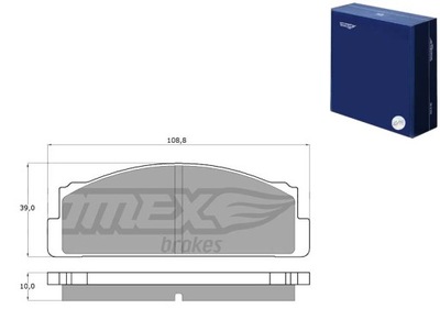 КОЛОДКИ ТОРМОЗНЫЕ FIAT 125 POLONEZ ЗАД TOMEX BRAKES