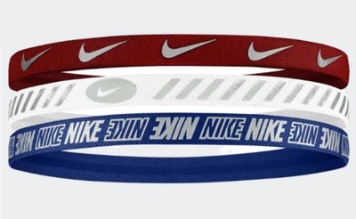 Opaski na głowę Nike W HEADBANDS 3.0 3 PK METALLIC