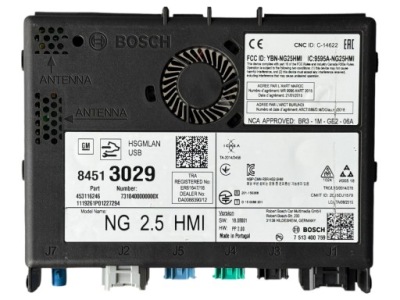 Модуль блок управления радио навигации opel astra k 2019r 84513029 легальный фото №1