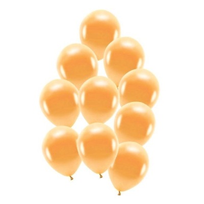 Balony pastelowe pomarańczowe 30cm 10 sztuk