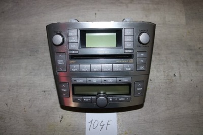 Панель керування кондиціонер перемикачі радіо cd toyota avensis t25 фото №1