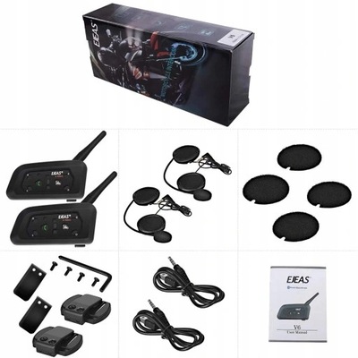 EJEAS V6 PRO interkom bluetooth motocyklowy 1200m