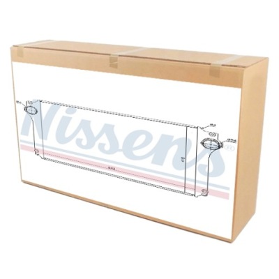 Интеркулер nissens к toyota corolla 2.2 фото №1